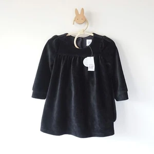 NUEVO Baby GAP Conjunto de 3 Piezas de Terciopelo Acanalado Diadema Florers Negro Talla 12-18m - Imagen 1 de 11
