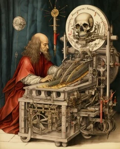 Eclectic 8x10 Line Art Prints Manuscript-Inspired Diverse Themes  72833672 - Picture 1 of 1