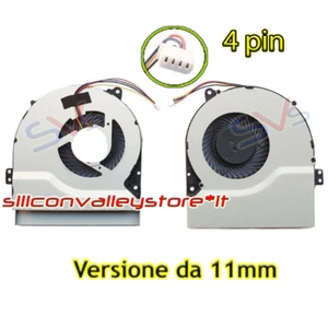 Ventolina Cpu Fan ASUS K550 X550 F550 F550J A550J K550J K550JD A550JK | [11mm] - Afbeelding 1 van 1