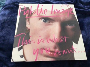 Public Image Ltd This is what you want ...This is what you get vinyl LP - Picture 1 of 7