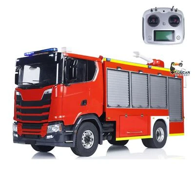1/14 RC Fire Truck SC 770S PS0015 Radio 2Speed Gearbox Water Spraying Model Car - Image 1 of 4