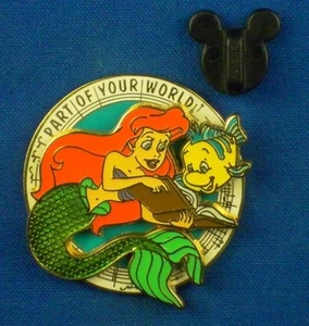 Ariel Flounder Part of Your World Spinner Musical Moments Disney Pin # 15316 - Picture 1 of 5