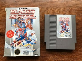 Blades of Steel Hockey Juego COMPLETO con Caja Nintendo NES - PROBADO 
