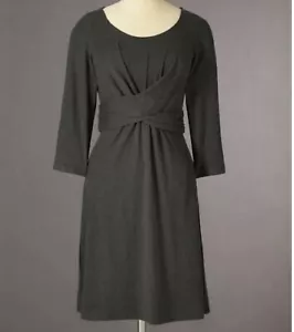 Vestido túnica Boden Emma manga 3/4 suave jersey gris Reino Unido 12 jersey trabajo inteligente - Imagen 1 de 5