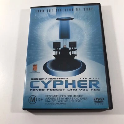 Cypher DVD Movie Region 4 PAL Jeremy Northam Lucy Liu - Imagem 1 de 4