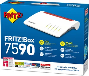 AVM FRITZ!Box 7590 WLAN Router mit Modem VDSL Supervectoring MESH WLAN AC+N DSL - Bild 1 von 7