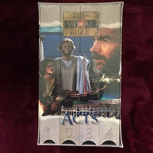 The Visual Bible VHS set of 4 ACTS Word for Word w/ Actual Scriptures New Sealed - Picture 1 of 5