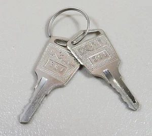 Dell Poweredge Pair of Keys 361 #361 For Faceplate Front Bezel Cover Lock Used - Picture 1 of 2