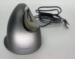Evoluent VM4L Vertical Mouse 4 Left in Gray/Silver - Picture 1 of 6
