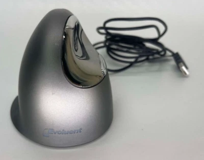 Evoluent VM4L Vertical Mouse 4 Left in Gray/Silver - Image 1 of 4
