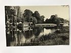 Houseboat Corner. River Ouse. St. Neats.  Real Photo Postcard. 