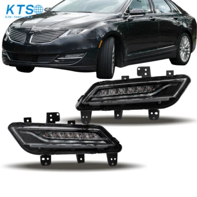 Parachoques delantero derecho + izquierdo apto para Lincoln MKZ 2013-2016 luces antiniebla LED Foto 1 de 4