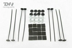 Universal Plastic Zip-Tie Style Mounting Tabs Electric Fans Installed Radiator - Picture 1 of 5