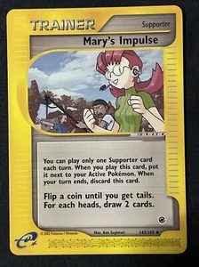 2002 Pokemon e-Series Expedition 142/165 Mary's Impulse - Bild 1 von 3