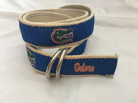 Florida GATORS Moonshine ribbon  canvas belt medium University of Florida NCAA M Cover