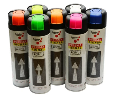 SCHULLER ÖSTERREICH Markierspray Acryl Markierungsspray Prisma Signalspray Leuchtspray Farbauswahl