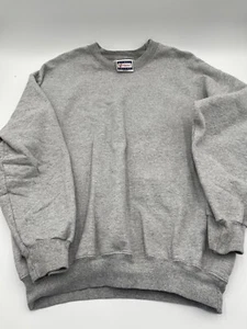 Vintage Ultimate Hanes Cotton Crew Neck Print Pro Men's M 38-40 Gray - Picture 1 of 6