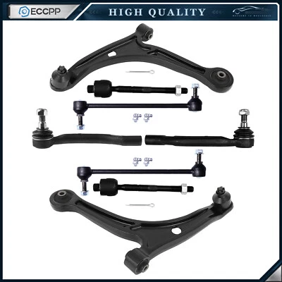 Front Lower Control Arms Tie Rods Sway Bars For 2001-2005 Acura MDX Honda Pilot - Image 1 of 4