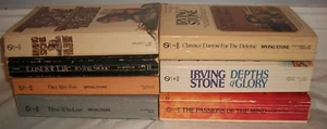 Lot of 7 Irving Stone Books - Vintage PB - Lust for Life- Signet - Imagen 1 de 8