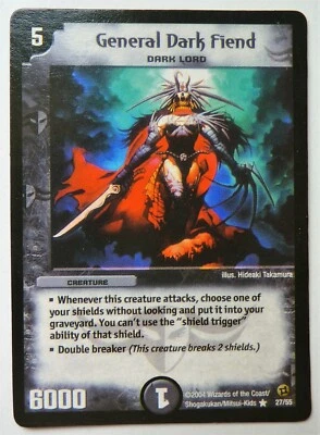 CARTE DUEL MASTERS General Dark Friend 27/55    ANGLAIS neuve - Photo 1/2