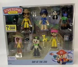 DevSeries Livetopia Roleplay Day at the Zoo Pack Playset with 6 Action Figures - Picture 1 of 6