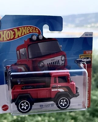 Hot Wheels Jeep FC 57 1/64 3 inches 1:64 Hw Rosso modellino Nuova Scatola 2024 - Immagine 1 di 4