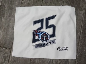 Tennessee Titans Rally Towel White Light Blue 17"×14.5" Coca-Cola Zero Sugar - Picture 1 of 1