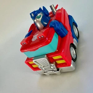 Transformers Rescue Bots Academy Pull Back Optimus Prime *Free Shipping! - Picture 1 of 6