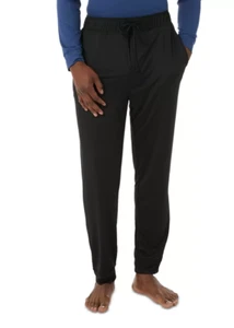 Pantalones de pijama 32 Degrees cómodos elásticos negros talla XL para hombre - Imagen 1 de 1