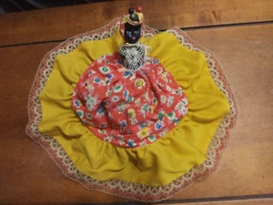 Vintage Black Doll- 2 side different dolls in one. Arms are missing on Both Doll - Picture 1 of 3