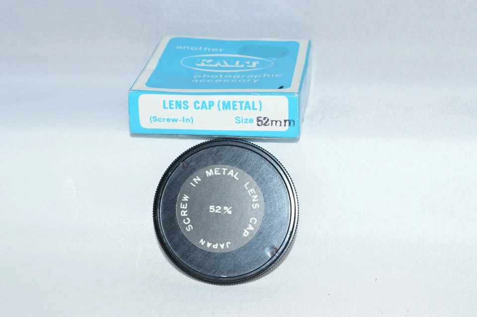 Kalt Metal 52 mm Screw-In Lens/Filter Cap with Box made in Japan (FLC-357) - Image 1 of 4