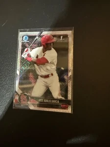 2018 Bowman - Chrome Prospects Adolis Garcia #BCP121 Mojo Refractor (RC) - Picture 1 of 2