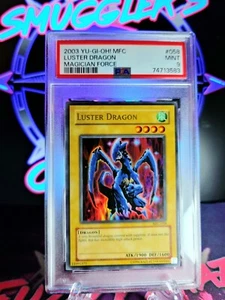 2003 Yu-Gi-Oh! Magician's Force Luster Dragon MFC-058 Ultra Rare PSA 9 MINT - Picture 1 of 2