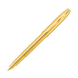 Sheaffer 100 Fountain Pen in PVD Gold - Fine Point - NEW in Box - Picture 1 of 1