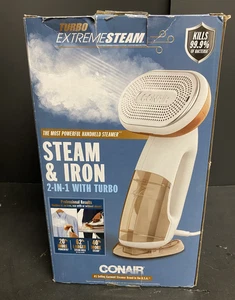 Ferro da stiro a vapore manuale CONAIR Turbo ExtremeSteam 2 in 1 modello GS208GD NOB! - Foto 1 di 9