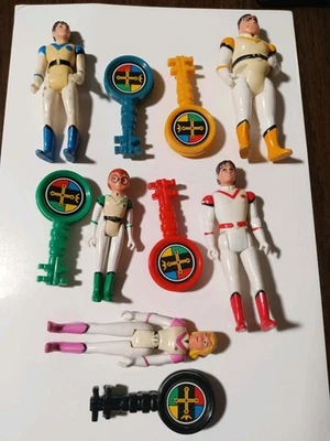 Vintage 1984 Voltron Defender of the Universe Lion Pilots With Keys No Helmets - Image 1 of 4