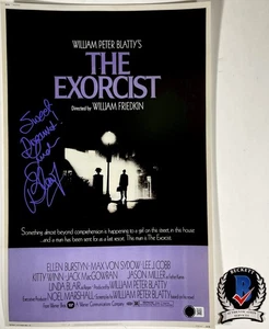 Linda Blair signiert The Exorcist 11x17 Filmplakat E Autogramm Regan BAS COA - Bild 1 von 1