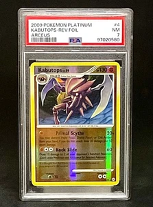 Pokemon Platinum Arceus #4 Kabutops 2009 - Rev Foil PSA 7 casi nuevo - Imagen 1 de 2