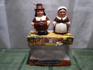 Publix Der Pilger Paar Salz Pfefferstreuer 2006 Herbst Erntedank Herbst Deko - Bild 1 von 22
