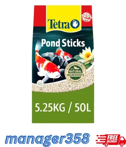 50L Bag with 25 Percent Extra Free Pond Sticks -Free Shipping UK - Picture 1 of 5