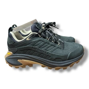 Merrell Moab Speed 2 Leather WP Low-Top Hiking Boot Black J038224 Women’s Sz 6.5 - Picture 1 of 11