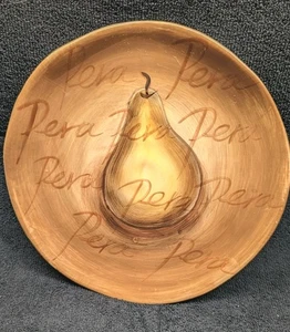 "Placa de cerámica cuadrada FRUITION PEAR PERA de 8 1/2"" de mesa ilimitada" - Imagen 1 de 6