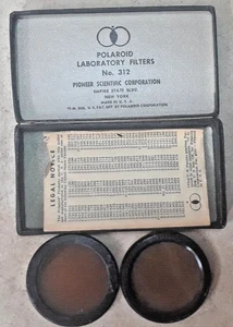 Polaroid No. 312 Laboratory Filters with box - Picture 1 of 5