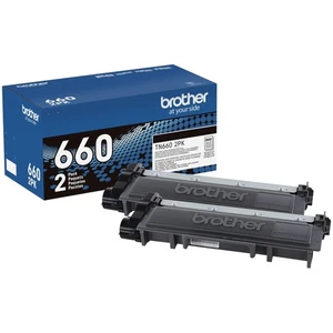 Cartuccia toner nero ad alta resa originale confezione doppia TN660 2PZ (TN6602PK) - Foto 1 di 8