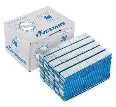 Pesi Piombo adesivi equilibratura cerchi auto 100 pezzi MADE in GERMANY 5gx12 - Immagine 1 di 4