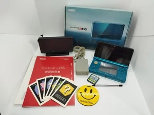 Nintendo 3DS Konsole Aqua Blau Japan Ver. GETESTET mit Karton - Bild 1 von 13