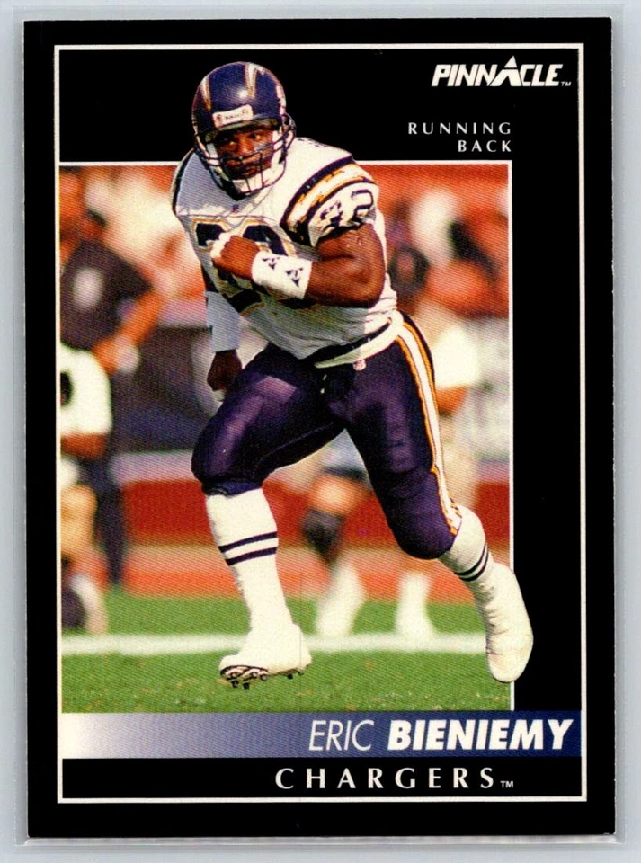 1992 Pinnacle #308 Eric Bieniemy San Diego Chargers - Image 1 of 2