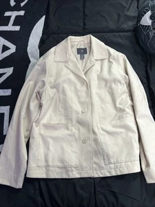 H&M Regular Fit Cream Jacket US M - Picture 1 of 5