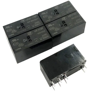 5 Stücke DC Spule Spannung Power Relais 24V 8A 2ON 2OFF Allgemeine Zweck - Picture 1 of 3