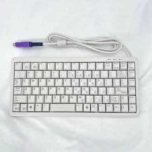 CHERRY Ultra Slim G84-4100 Compact Keyboard USB/PS2 Light Gray - NEW - Picture 1 of 7